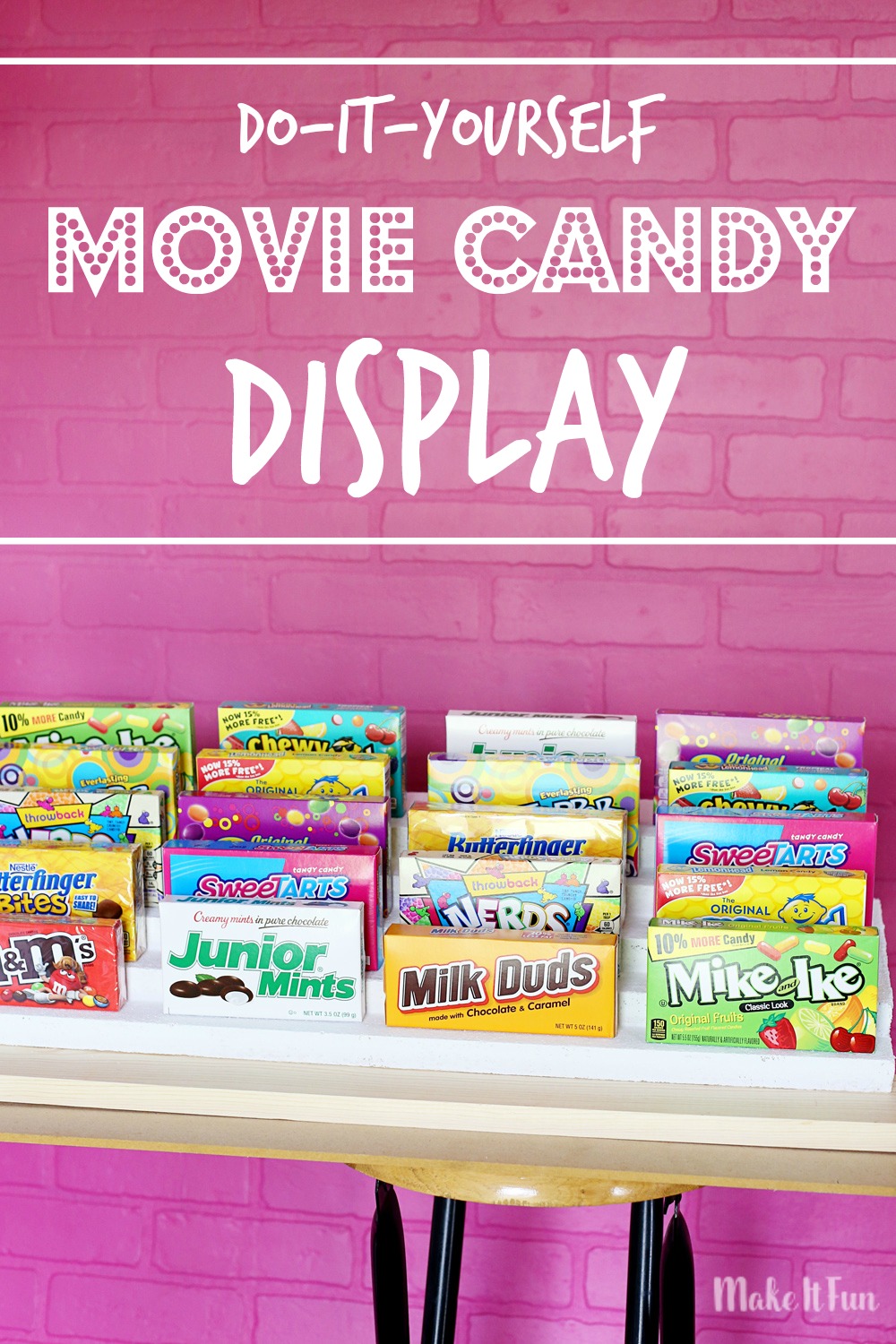 movie theater candy display