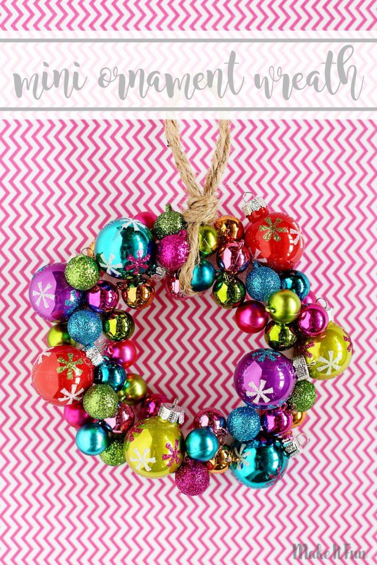 Mini Ornament Wreath Sugar Bee Crafts