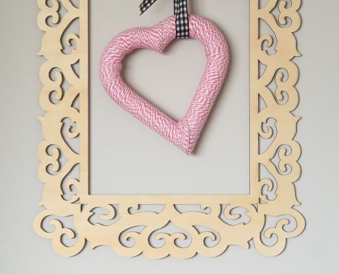 Bakers Twine Heart Decoration