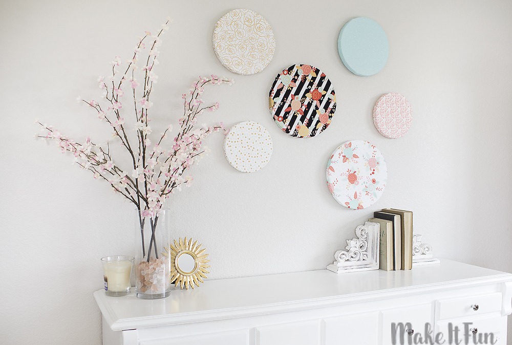 SUPER EASY FABRIC PANEL DIY WALL ART ON A BUDGET - Do-It-Yourself Fun Ideas